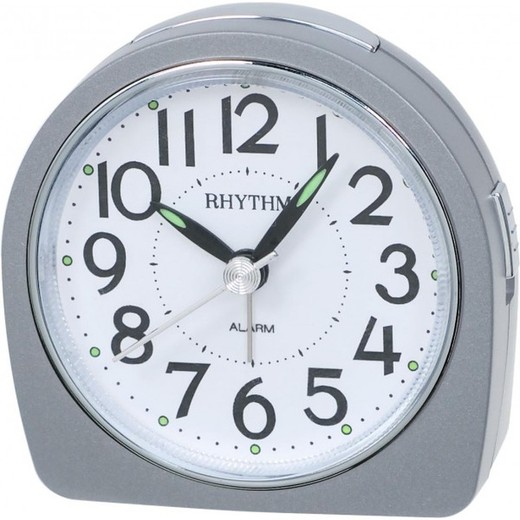 Reloj Rhythm Despertador CRE864NR19 Beep Gris