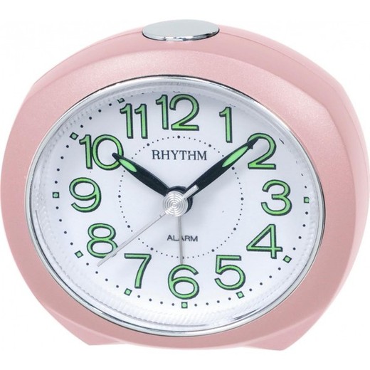 Reloj Rhythm Despertador CRE865NR13 Beep Rosa