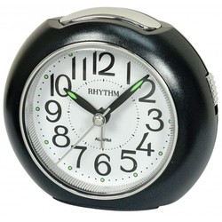 Reloj Rhythm Despertador CRE872NR02 Beep Redondo Negro