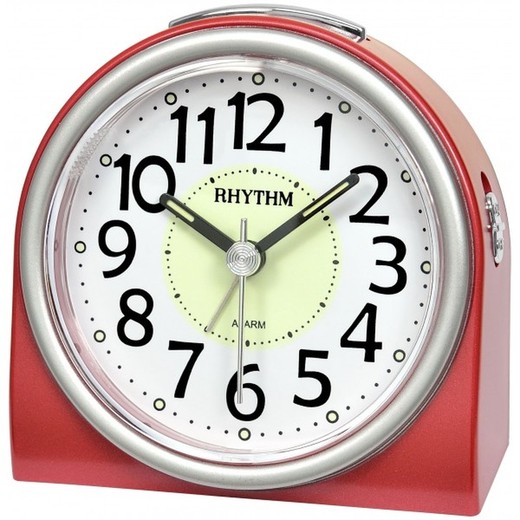 Reloj Rhythm Despertador CRE885NR01 Beep Rojo