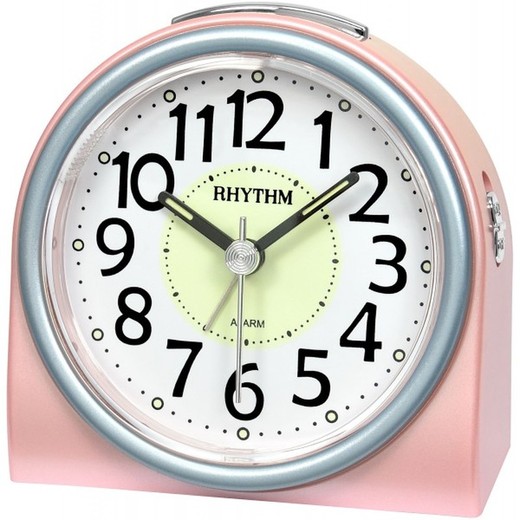 Reloj Rhythm Despertador CRE885NR13 Beep Rosa