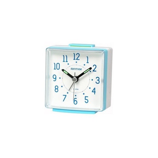 Reloj Rhythm Despertador CRE892NR04 Beep Blanco