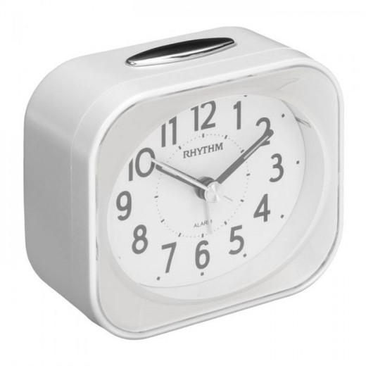 Reloj Rhythm Despertador CRE898NR03 Beep Blanco