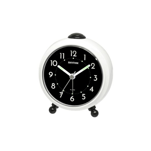 Reloj Rhythm Despertador CRE899NR03 Beep Blanco