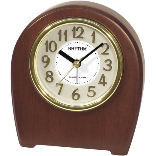 Reloj Rhythm Despertador CRE942NR06 Sobremesa Madera