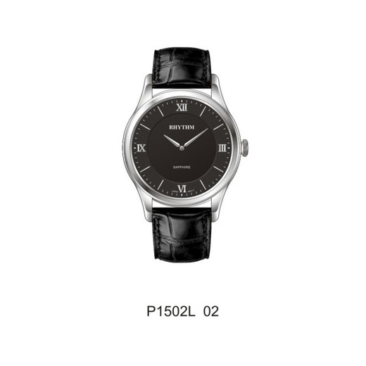 Reloj Rhythm Mujer P1502L02 Piel Negra