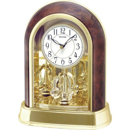 Reloj Rhythm De Sobremesa 4SG696WT23 Decorativos Dorado