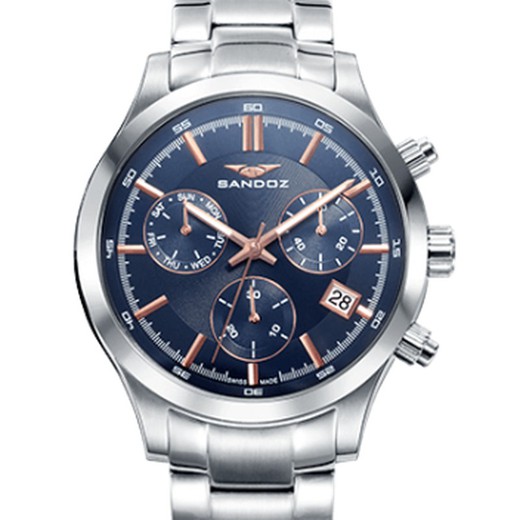 Orologio da uomo Sandoz 81383-37 Acciaio