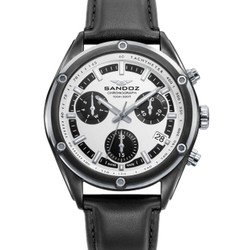 Montre Homme Sandoz 81513-07 Cuir Noir