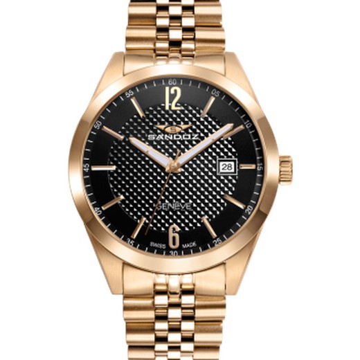 Relógio masculino Sandoz 81517-55 de ouro