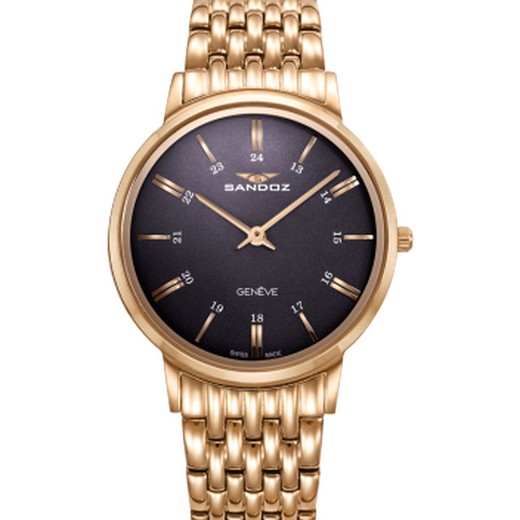 Sandoz Man Watch 81521-47 Gold