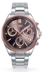 Orologio Sandoz Uomo 83003-17 Acciaio Bicolore Rosa