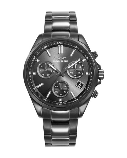 Reloj Sandoz Hombre 83003-97 Casuel Negro