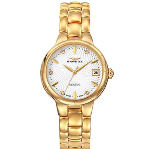 Relógio feminino Sandoz 81320-27 de ouro