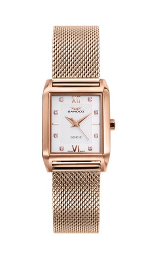 Reloj Sandoz Mujer 81326-99 Acero Rosado