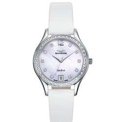 Reloj Sandoz Mujer 81328-03 Piel Blanca