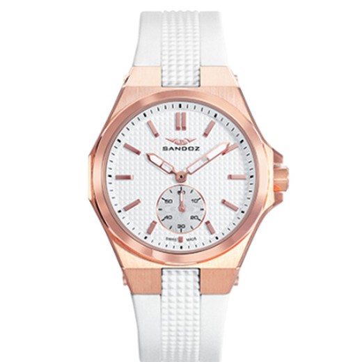 Γυναικείο ρολόι Sandoz 81330-97 Sport White
