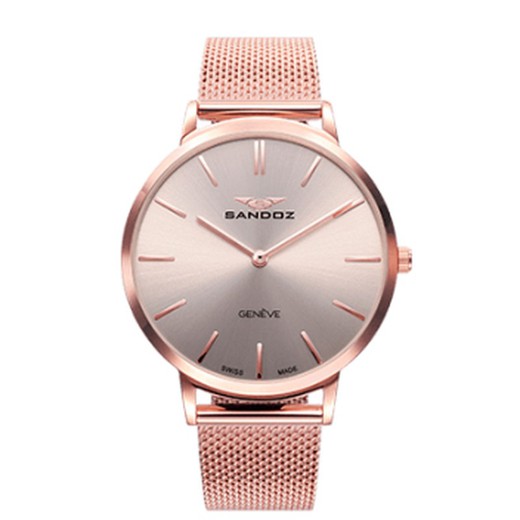 Relógio feminino Sandoz 81350-97 mat rosa