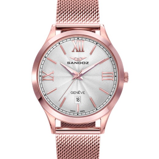 Relógio feminino Sandoz 81366-03 Mat rosa