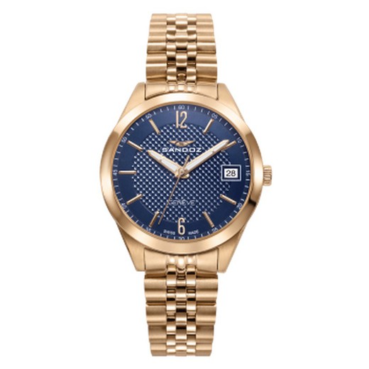 Relógio feminino Sandoz 81380-95 de ouro