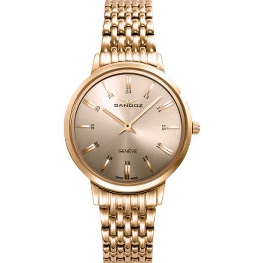 Reloj Sandoz Mujer 81382-27 Dorado