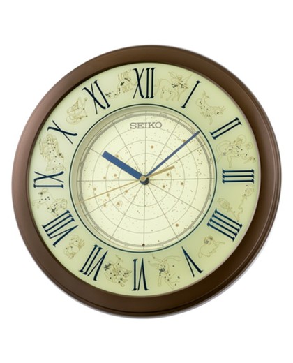 Reloj Seiko Clocks De Pared QHA013B Madera