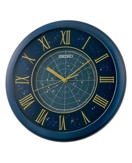 Reloj Seiko Clocks De Pared QHA013L Marino