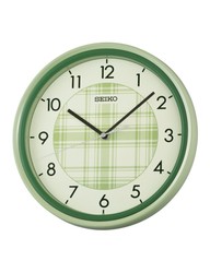 Reloj Seiko Clocks De Pared QHA016M Redondo Verde