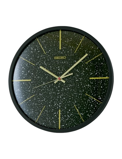 Reloj Seiko Clocks De Pared QXA828K Redondo Verde