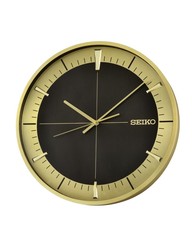 Reloj Seiko Clocks De Pared QXA840G Redondo Dorado