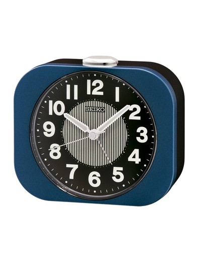 Reloj Seiko Clocks De Sobremesa QHE206L Despertador Azul