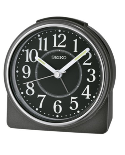Reloj Seiko Clocks Despertador QHE198K Negro