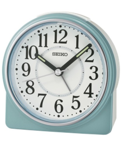 Seiko Clocks Alarm Clock QHE198L Blue
