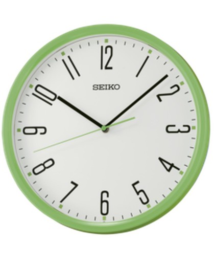 Seiko Clocks Wanduhr QHA011M Grün