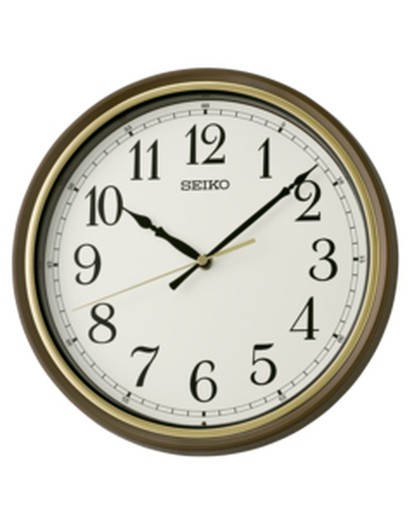 Seiko Clocks Relógio de parede QHA008B marrom