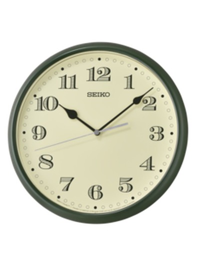 Seiko Clocks Wanduhr QXA796M Grün