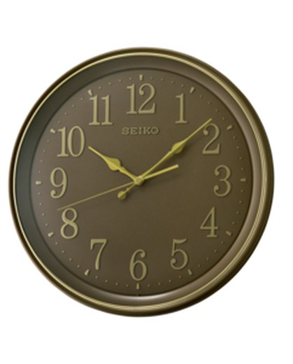 Seiko Clocks Zegar ścienny QXA798B Brązowy