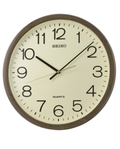 Seiko Clocks Relógio de parede QXA806B marrom