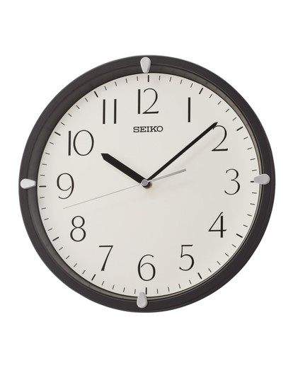 Seiko Clocks QHA007J Wall Clock Black