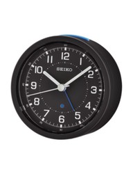 Seiko klockor QHE096D svart väckarklocka