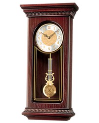 Reloj Seiko Clocks QHE193S Carrillón Marrón