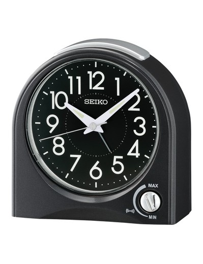 Reloj Seiko Clocks QHE204K Despertador Negro