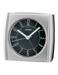 Rellotge Seiko Clocks QHE205S Despertador Platejat