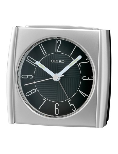 Reloj Seiko Clocks QHE205S Despertador Plateado