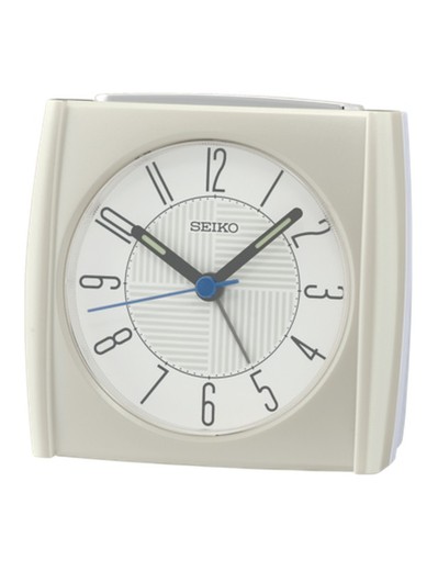 Reloj Seiko Clocks QHE205W Despertador Madre Perla