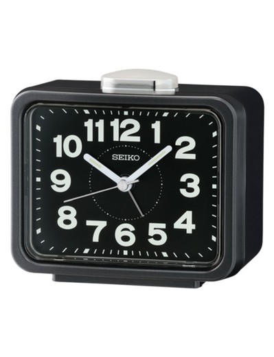 Reloj Seiko Clocks QHK062K Despertador Negro
