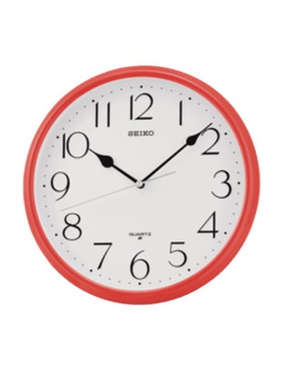 Seiko Clocks QXA651R Rote Wanduhr