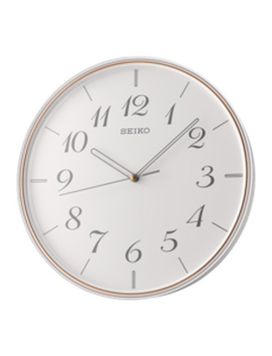 Relógio de parede branco Seiko Clocks QXA739W