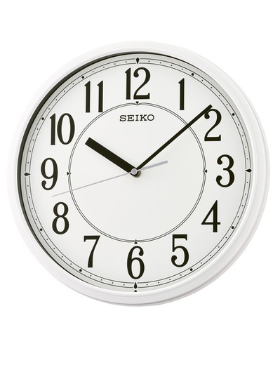 Relógio de parede Seiko Clocks QXA756H branco