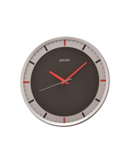 Relógio de parede prateado Seiko Clocks QXA769S